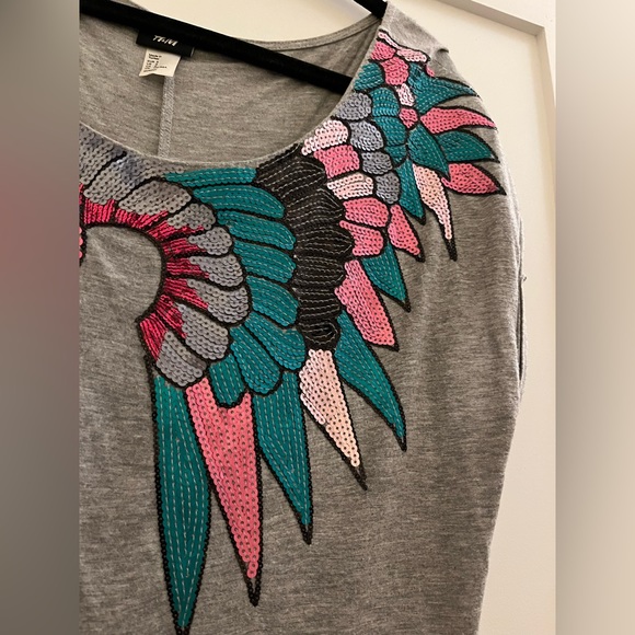 Off shoulder sequin shirt - Picture 3 of 5